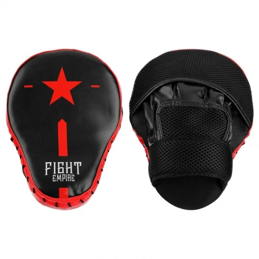 Лапа боксёрская FIGHT EMPIRE, 1 шт., цвет красный/чёрный