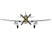 Радиоуправляемый самолет Top RC P-51D Pro желтый 750мм flight controller PNP