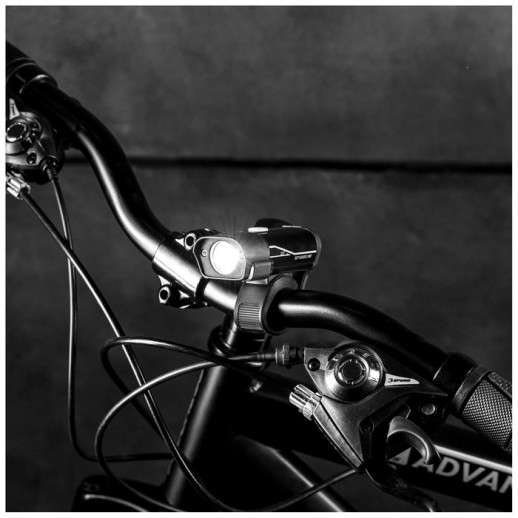 Фонарь велосипедный передний, 2 светодиода, 3 режима