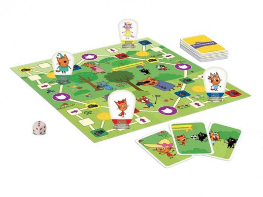 Настольная игра ZVEZDA "Три кота. Фотошедевр.", детская