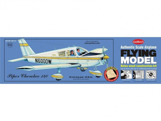 Сборная дер.модель.Самолет Piper Cherokee 140. Guillows 1:20