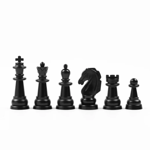 Настольная игра 2 в 1: шахматы, шашки (король h-3.8 см, d-1.5 см)