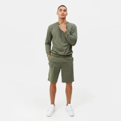 Свитшот мужской MINAKU: Casual collection MAN цвет хаки меланж