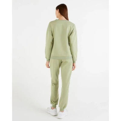 Костюм женский (свитшот, брюки) MINAKU: Casual Collection цвет фисташковый