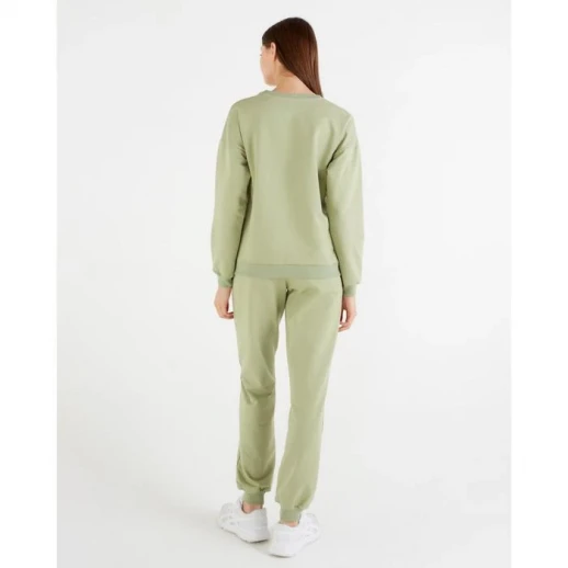 Костюм женский (свитшот, брюки) MINAKU: Casual Collection цвет фисташковый