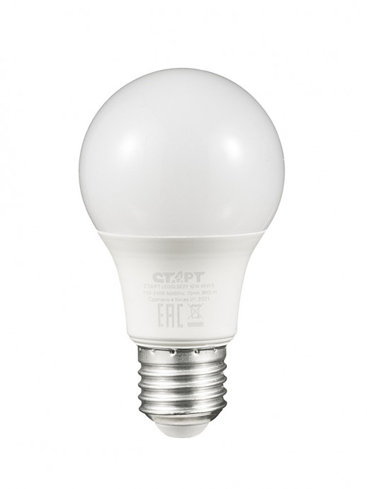 Лампа светодиодная СТАРТ груша E27 10W 4000К Лампа светодиодная СТАРТ груша E27 10W 4000К