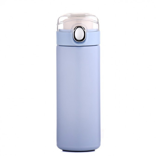 Термос, 400 мл, Simple "Мастер К", сохраняет тепло 8 ч,  20.5х6.3 см, голубой