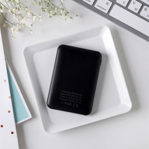 Набор наушники вакуумные и внешний аккумулятор 5000 mAh «Единорог»