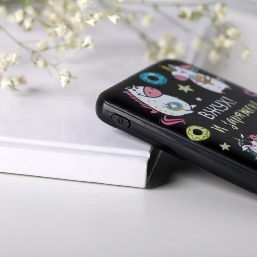 Набор наушники вакуумные и внешний аккумулятор 5000 mAh «Единорог»