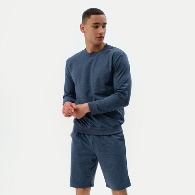 Свитшот мужской MINAKU: Casual collection MAN цвет индиго меланж