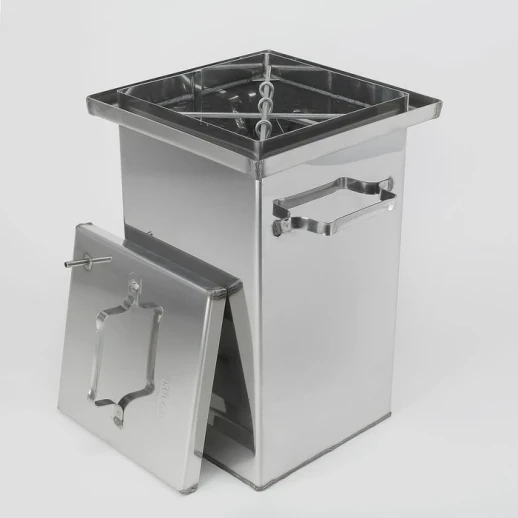 Коптильня 45×25×25 см, нержавеющая сталь 1.5 мм