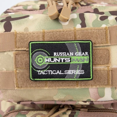 Рюкзак тактический, 35 л, 2 отдела на молниях, 2 наружных кармана, цвет хаки