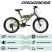 Велосипед 20" PROGRESS Sierra FS RUS, цвет хаки, р. 13"