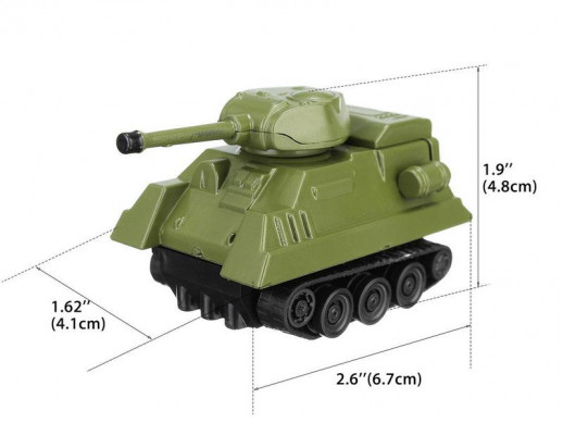 Танк GOLD LIGHT TOYS 777-006, сенсор, едет по линии