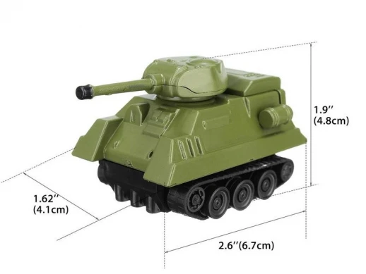 Танк GOLD LIGHT TOYS 777-006, сенсор, едет по линии