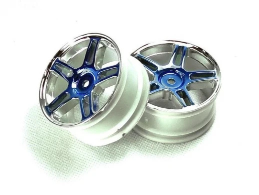 Комплект колес для дрифта Hi4123 2шт. Синий хром