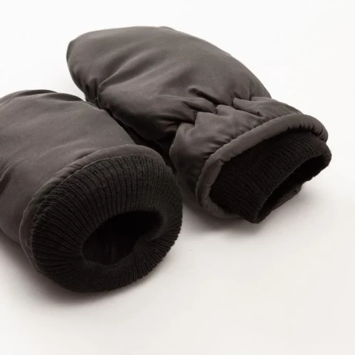 Варежки зимние детские MINAKU , цв.черный, р-р 15