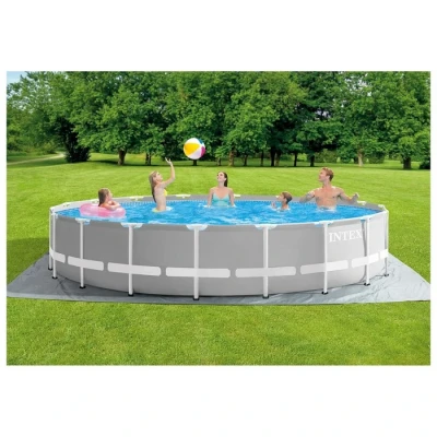 Бассейн каркасный Prism Frame, 549 х 122 см, фильтр-насос, лестница, тент, подстилка, 26732NP INTEX