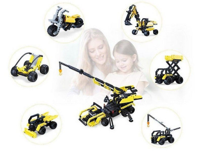 Конструктор CaDA Technic набор для сборки 30 моделей: техники, мотоциклов и животных (827 деталей)