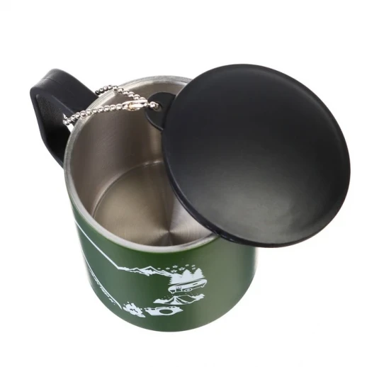 Термокружка, 180 мл, Туризм "Сердце путешествий", сохраняет тепло 2 ч