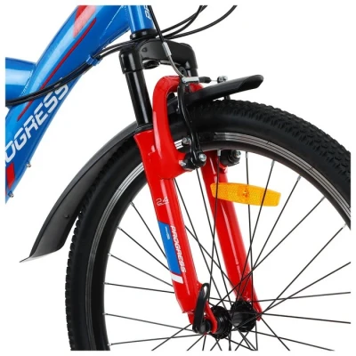 Велосипед 24" PROGRESS Sierra FS RUS, цвет хаки, р. 15"