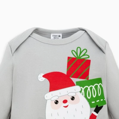 Комбинезон детский Крошка Я «Мой первый НГ», цвет серый