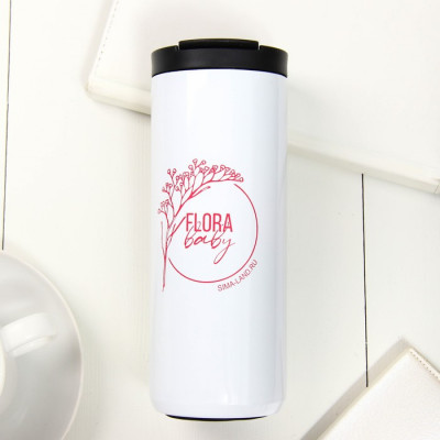 Термостакан Flora, 500 мл, сохраняет тепло 2 ч
