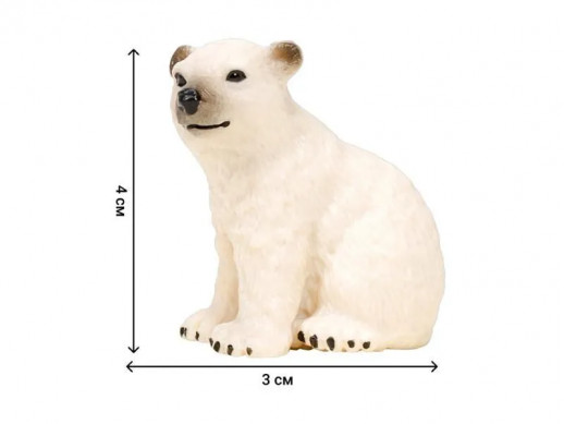 Фигурки игрушки MASAI MARA ММ203-001 серии "Мир морских животных": Пингвины и белые медведи 5 пр.