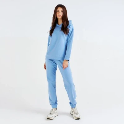 Костюм женский (худи, брюки) MINAKU: Casual Collection цвет голубой
