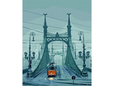 Картина по номерам 40х50 БУДАПЕШТ. МОСТ СВОБОДЫ (21 цвет)