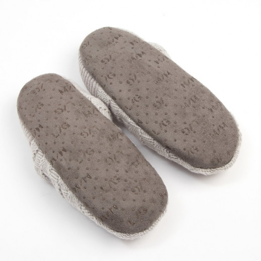 Носки-тапочки женские MINAKU цв.серый, р-р 35-37 (23 см)