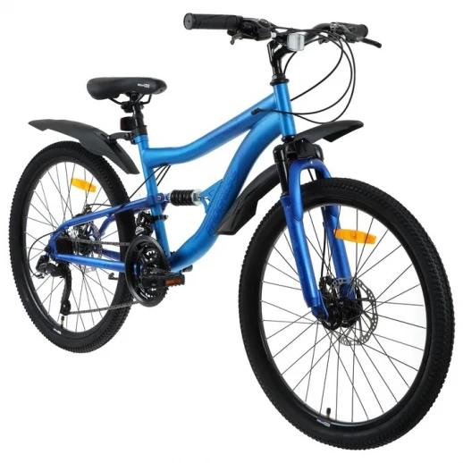 Велосипед 24" PROGRESS Vertex FS MD RUS, цвет синий, р. 14