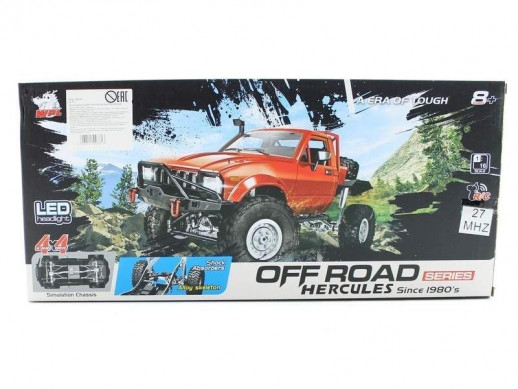 Р/У машина WPL Трофи Hercules (желтая) 1/16+акб 2.4G RTR