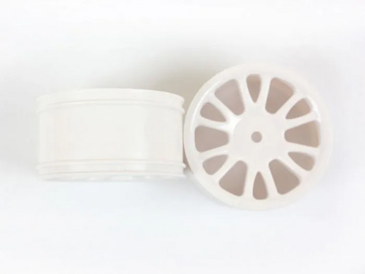 Колесные диски задние белые для багги Himoto масштаба 1/16, 2шт.