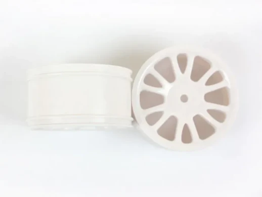 Колесные диски задние белые для багги Himoto масштаба 1/16, 2шт.