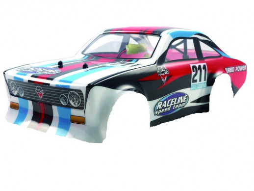 Красный кузов для автомоделей Himoto E18DC, E18DCL