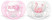 Пустышка ultra soft, Dreams/Лебедь, 0-6 мес., 2 шт, для девочек Philips SCF222/02