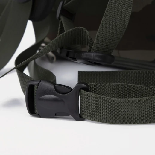 Рюкзак туристический, 40 л, отдел на молнии, 3 наружных кармана, с расширением, цвет хаки