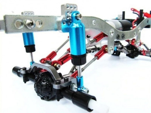 Амортизаторы WPL металлические, с крепежом (2 шт) для C14, C24