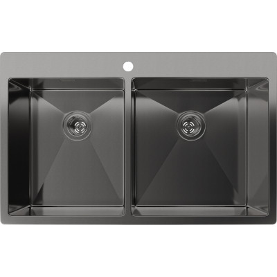 Кухонная мойка RIVELATO Rivelato Rinox 8050 B2 PVD black