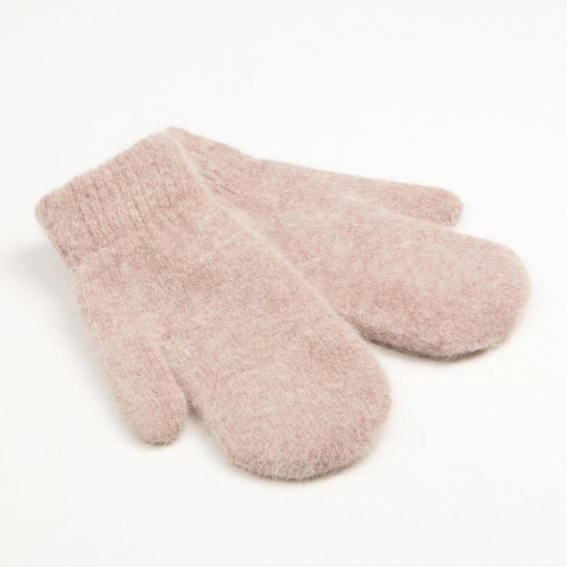 Варежки женские MINAKU однотонные,размер 6,5 цв.серый