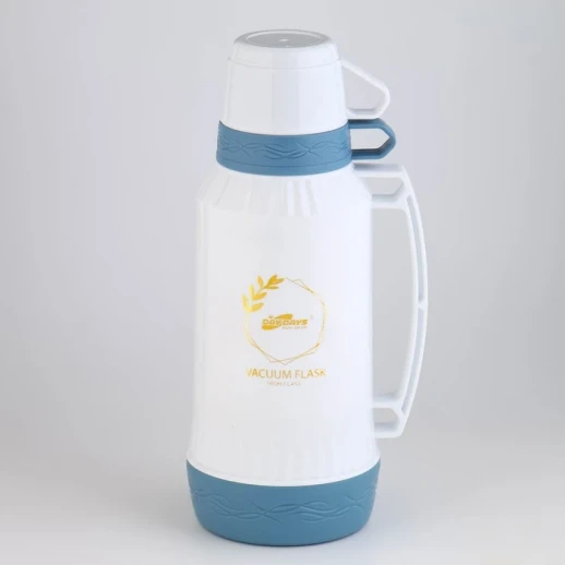 Термос 1.8 л, со стеклянной колбой, сохраняет тепло 12 ч, с кружкой,  микс