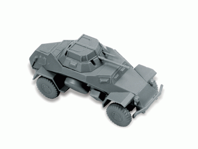 Сборная модель ZVEZDA Немецкий легкий бронеавтомобиль Sd.kfz 222, 1/100