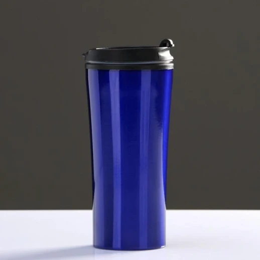 Термокружка, 450 мл, For you, сохраняет тепло 2 ч, 8 х 19 см, синяя