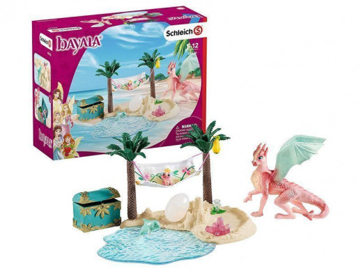 Фигурка Schleich Остров драконов с кладом