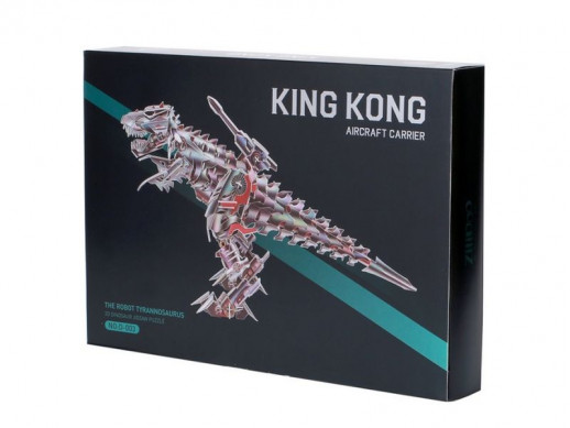 3D пазлы из пенокартона РОБОТ ТИРАНОЗАВР (171 деталь)