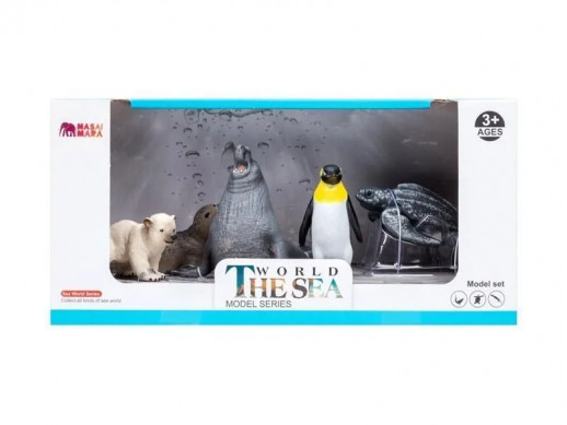 Фигурки игрушки MASAI MARA ММ203-014 серии "Мир морских животных"5 пр.