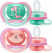 Пустышка 18+, Ultta Air, 2 шт, жирафик и зайчик Philips Avent SCF349/12