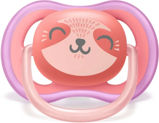 Пустышка 18+, Ultta Air, 2 шт, жирафик и зайчик Philips Avent SCF349/12