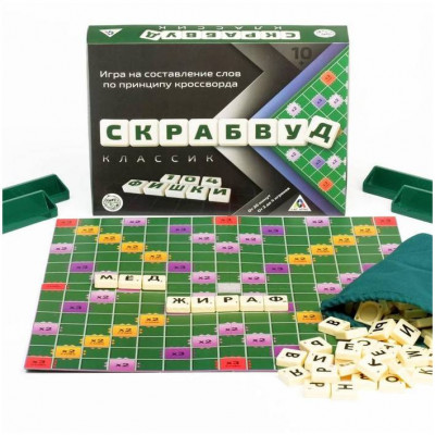 Настольная игра ЛАС ИГРАС "Скрабвуд", 10+